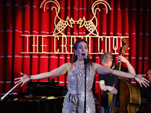 Melinda at London's The Crazy Coqs
