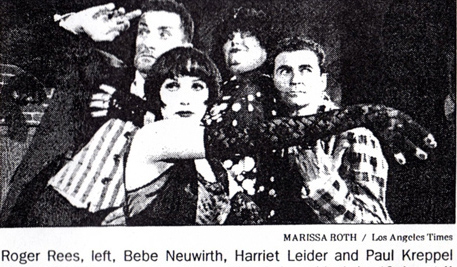 The original production of Cabaret Verboten