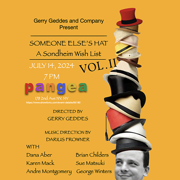 Read more about the article Gerry Geddes and Company: Someone Else’s Hat—A Sondheim Wishlist: Vol. II